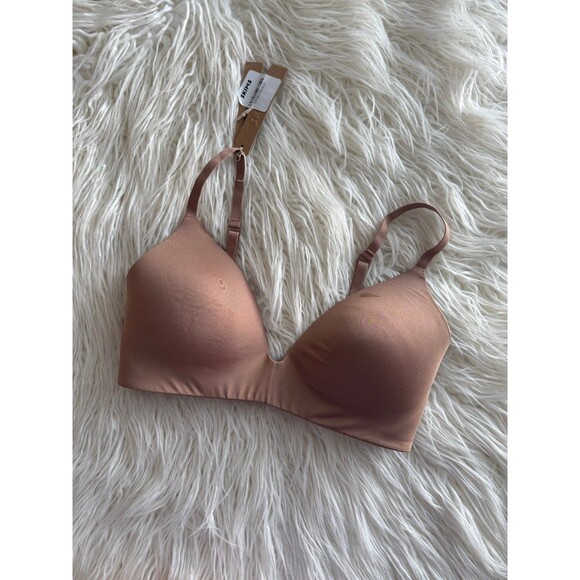 Skims Wireless Form T-shirt Bra Sienna Size 32C - Picture 3 of 7